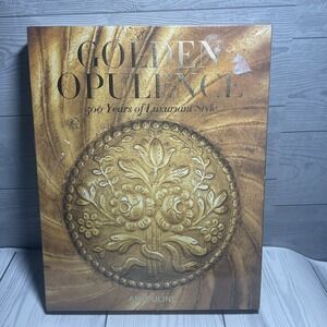 Golden Opulence 500 Years of Luxuriant Style Assoulind Hardcover Book in Slip NE